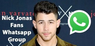 Nick Jonas Fans Whatsapp Group Link