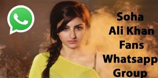 Soha Ali Khan Fans Whatsapp Group Link